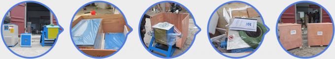 Copper Steel Scrap Cast Iron Metal Induction Melting Furnace Medium frequency IDBT Tilting induction Melting Furnace 8