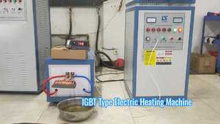 steel bar heating machine with temperature infrared thermometer