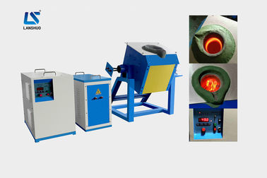 Electric Induction tilting crucible furnace for melting iron/copper/aluminum