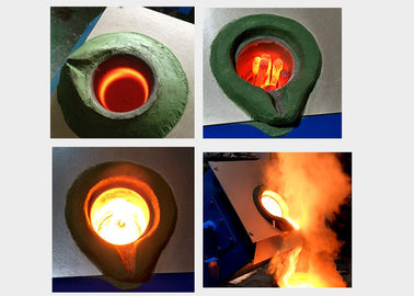 Medium Frequency Induction Metal Melting Furnace 90kw IGBT Technology