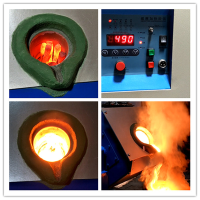 Factory Price Copper Gold Electric Melting Furnace For Iron Steel Stainless Aluminum