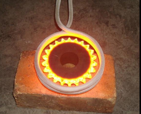 50kw Large Gear Induction Heating Equipment Single Tooth Quenching Super Audio Frequency