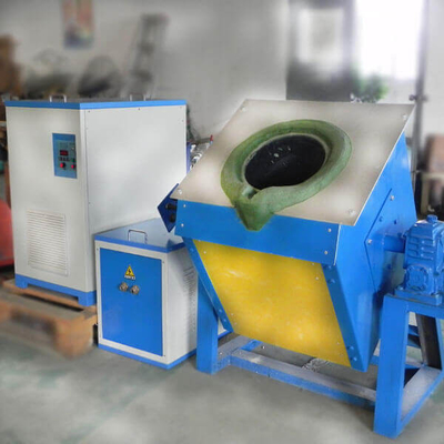 High Capacity Induction Melting Furnace 100% Duty Cycle Steel iron copper aluminum1-100kg