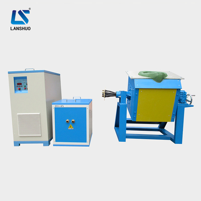 90KW Induction Melting Furnace for Copper Aluminum Iron Steel