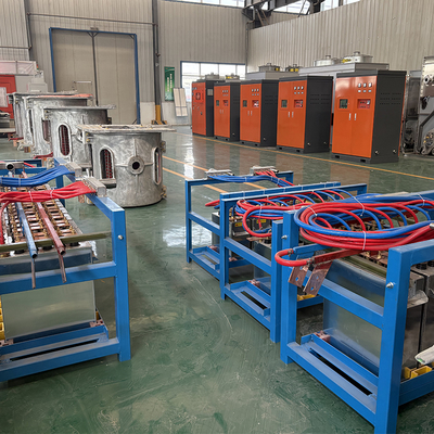 1T 800KW Induction Melting Furnace for Iron Steel Copper 1800°C