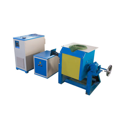 Copper 15KHZ IGBT Induction Scrap Melting Furnace
