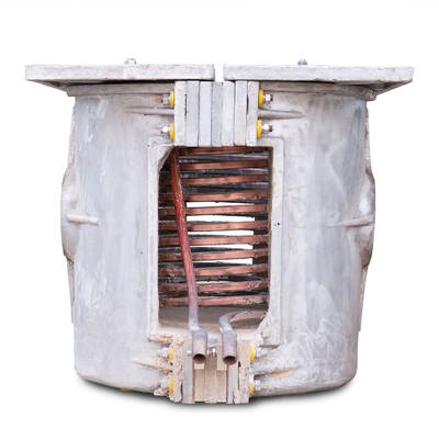 1 Ton Capacity Metal Foundry Melting Pot Steel Iron Electric Smelting Furnace Aluminium Melting Furnace Industrial Furnace