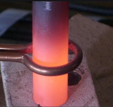 160KW High Frequency Steel Round Bar Induction Heating Machine For Forging